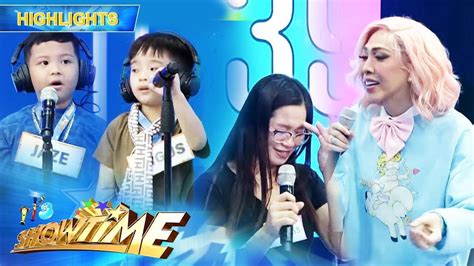 Vice & Princess sa jackpot round ng Karaokids .
